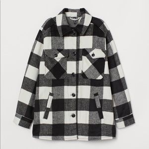 H&M Oversized Shirt Jacket